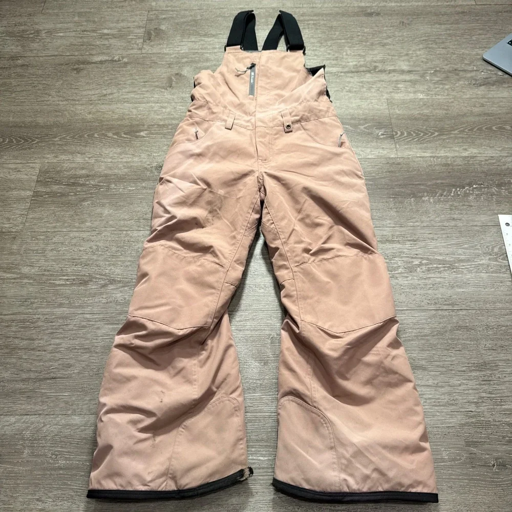 686 Bib Pants Girls Small Pink Sierra Insulated Performance Snowboard Ski Youth